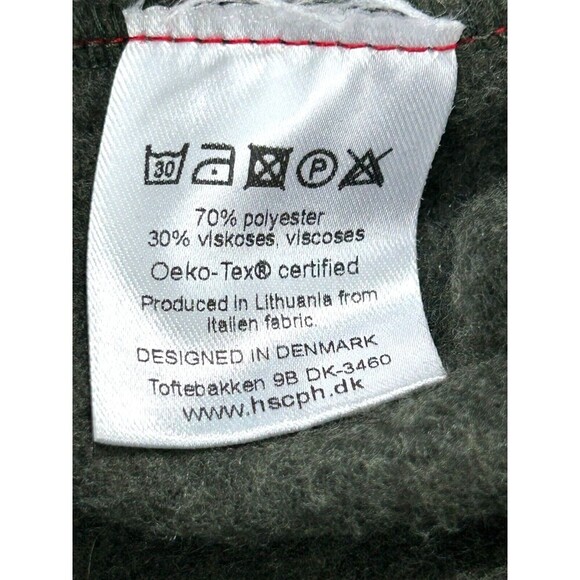 Henriette Steffensen Copenhagen Women Fleece Cape Poncho Green Gray One Size R - Picture 10 of 11